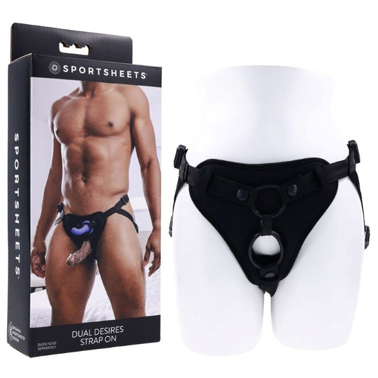 Sportsheets Dual Desires - Versatile Strap-On for Couples - Strap On Sextoys
