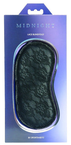 Sportsheets Midnight Lace Blindfold - Masks And Blindfolds