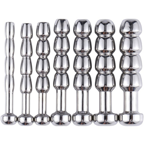 Steel 4 Balls Urethral Catheter - Penis Plugs