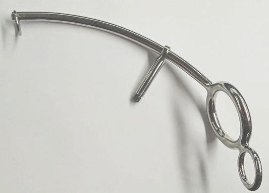 Steel Anal Hook With Cock Ring - Spreaders and Hangers