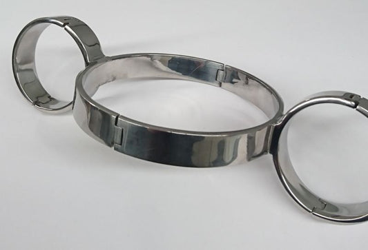 Steel Slave Collar & Cuffs - Cuffs and Restraints