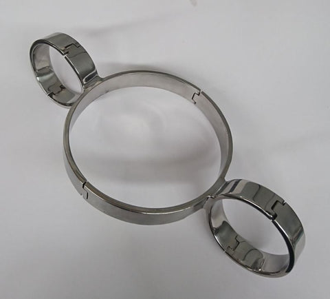 Steel Slave Collar & Cuffs - Cuffs and Restraints