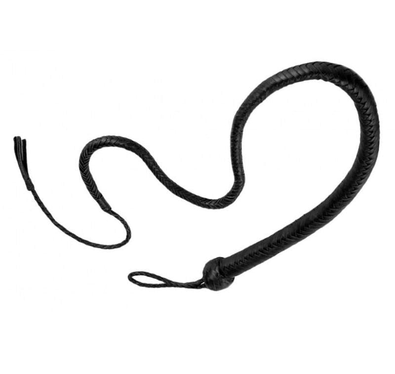 Stockmans Leather Whip 140cm - - Whips And Crops