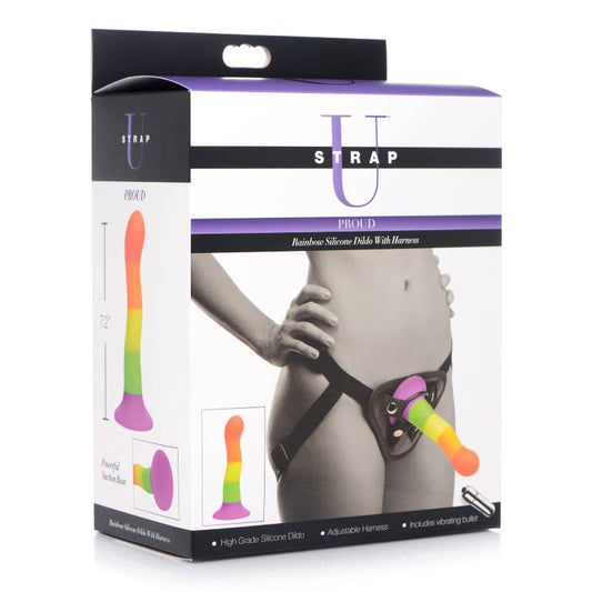 Strap-U Proud - Adjustable Vibrating Pleasure Set - Strap On Sextoys