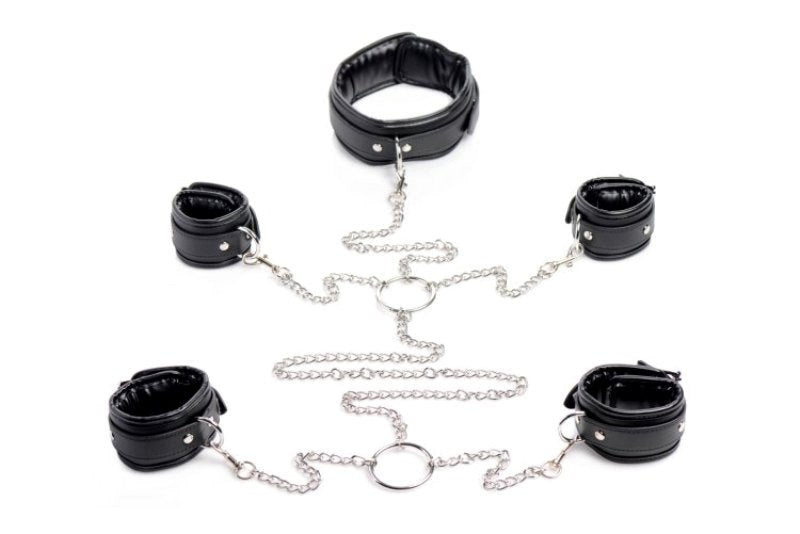 Strict Slave Bondage Shackle Set - - Cuffs And Restraints