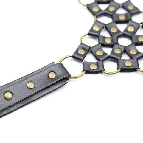 Studded G-String Bondage Thong - Her Fetish