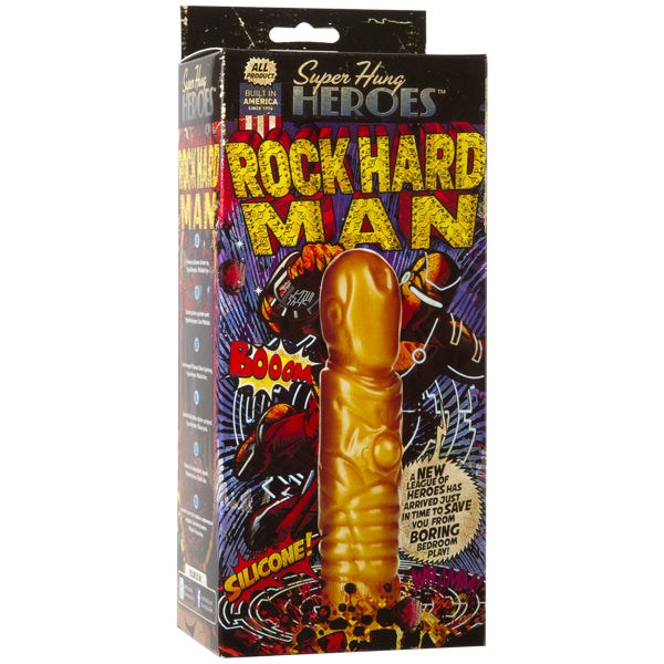 Doc Johnson Super Hung Heroes Rock Hard Man Fantasy Dildo - Non-Realistic Dildos
