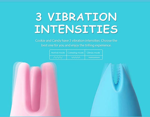 Svakom Cookie Multi Functions Foreplay Clitoral Massager - Clit Ticklers and Pulsators