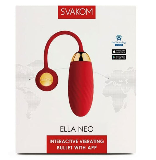 Svakom Ella Neo Interactive App Controlled Love Egg Massager - Remote Control Vibrators