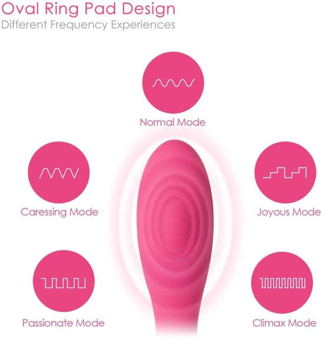 Svakom Iris Flexible Clitoral and G-Spot Silicone Vibrator - Waterproof Vibrators