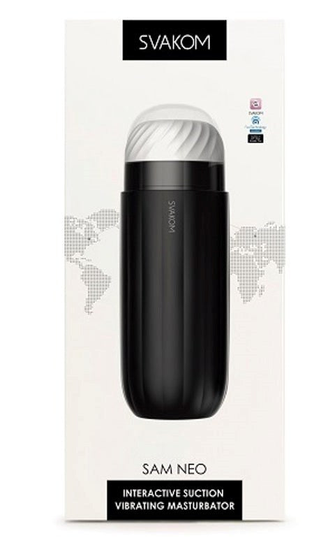 Svakom Sam Neo Suction and Vibration Mens Masturbator - Luxury Sex Toys