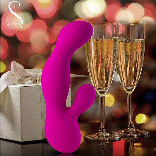 The Swan 4 Princess Rabbit - Dual Motors, Rechargeable, and Travel-Ready - Rabbit Vibrators