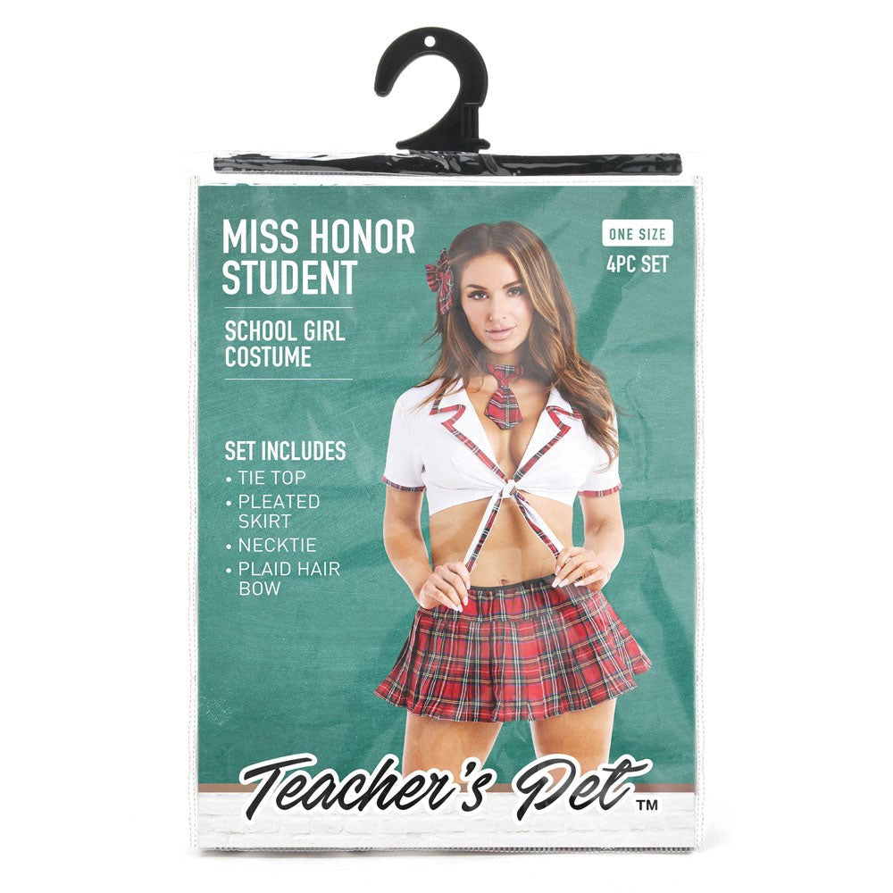 TEACHERS PET Miss Honor Student 4 Pc Set - - Fancy Dress Ups