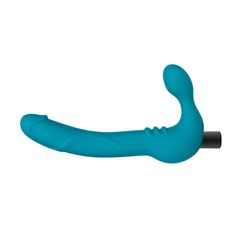 Temptasia Luna Strapless Silicone Dildo Teal - - Strap On Sextoys