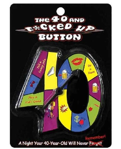 The 'F*cked Up' 40th Birthday Celebration Button - Sex Games, Coupons and Tricks