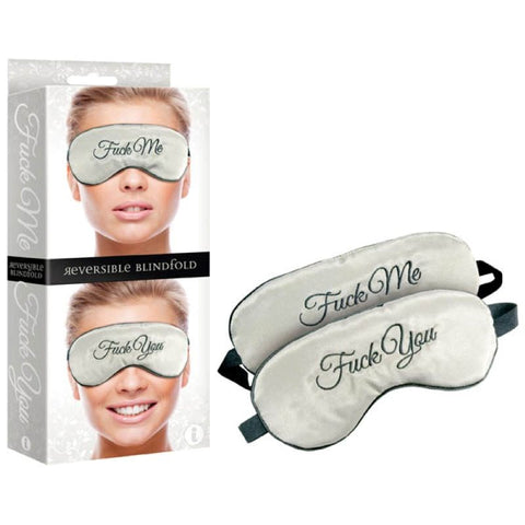 The 9's Reversible Fuck Me/Fuck You Blindfold - Masks And Blindfolds