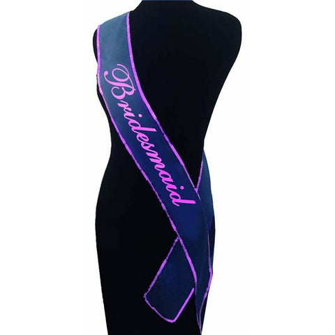 The Glamorous Bride's Maid Sash - Shine Bright on Your Special Day - Fancy Dress Ups