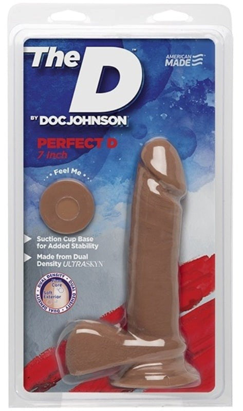 The D Perfect D 7 Inch Caramel - - Realistic Dildos