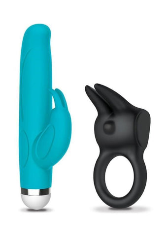 The Mini Rabbit and Rabbit Love Ring Couples Playtime Set - Sex Kits
