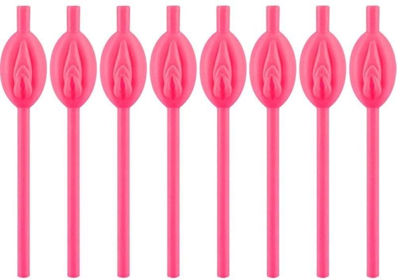 Pipedream The Original Pussy Party Straws 8 Pack - Sex Games, Coupons and Tricks