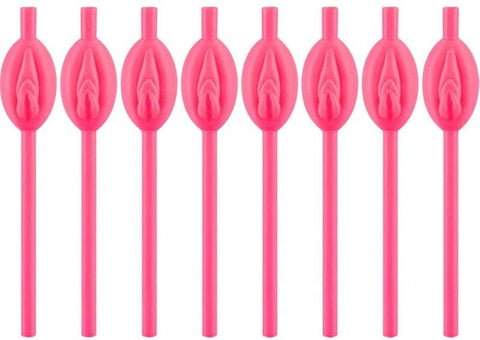 Pipedream The Original Pussy Party Straws 8 Pack - Sex Games, Coupons and Tricks