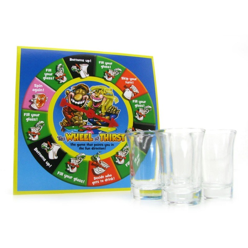 The Wheel of Thirst Adult Card Game - Sex Games, Coupons and Tricks