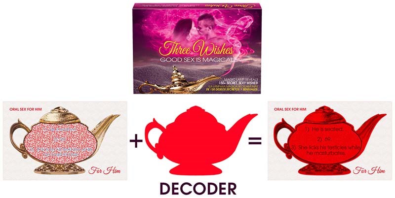 Three Wishes Card Game - Sex Games, Coupons and Tricks
