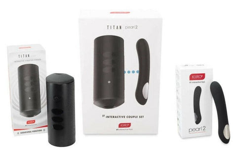 Titan And Kiiroo Pearl 2 Interactive Couple Set - Remote Control Vibrators