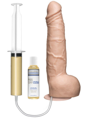 Doc Johnson TitanMen Piss Off Realistic Cock Vanilla - Realistic Dildos