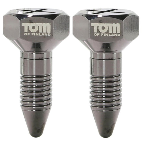 Tom of Finland Screw U II Magnetic Nipple Clamps - Nipple and Clit Clamps