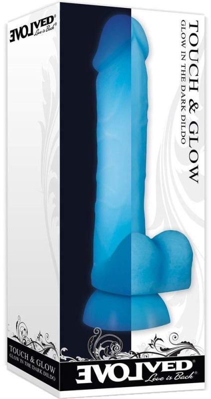 Touch and Glow Glow in the Dark Dildo - Realistic Dildos