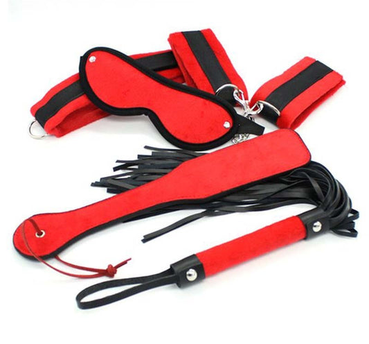 Tri-Hard Soft BDSM Kit 5 Piece - Bondage Kits