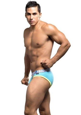 Trophy Boy Brief Aqua - Mens Briefs And Boxers