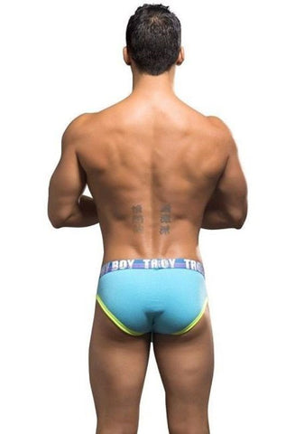 Trophy Boy Brief Aqua - Mens Briefs And Boxers