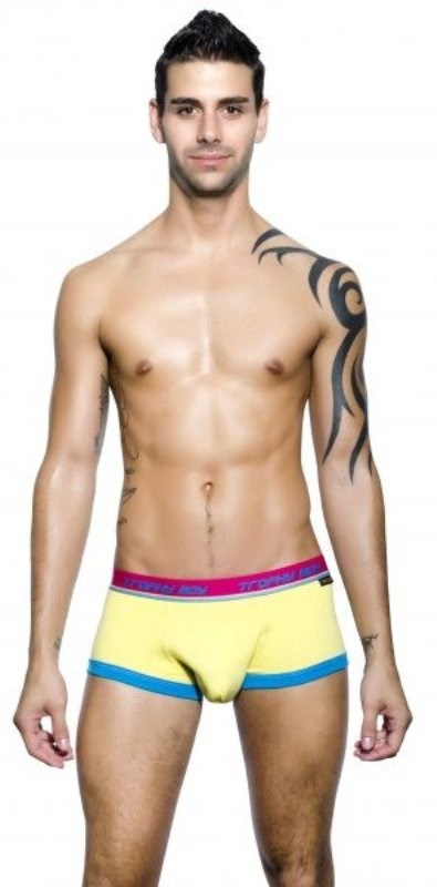 Trophy Boy Comfort Boxer Bright Yellow - L - Jocks and G-Strings