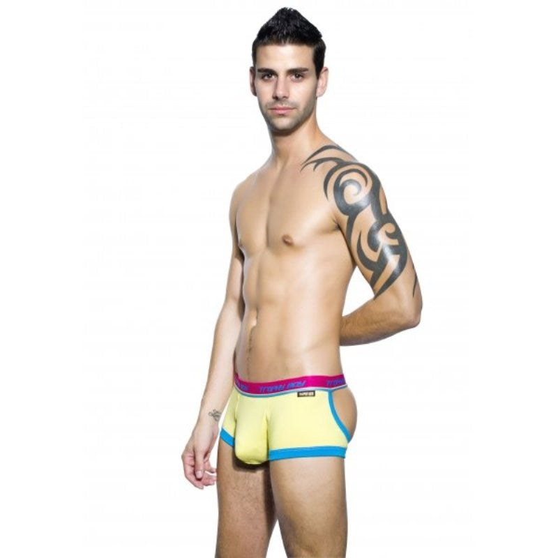Trophy Boy Comfort Boxer Bright Yellow - L - Jocks and G-Strings