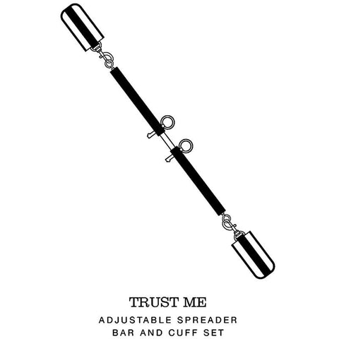 Trust Me Adjustable Spreader Bar & Cuffs - Spreaders and Hangers