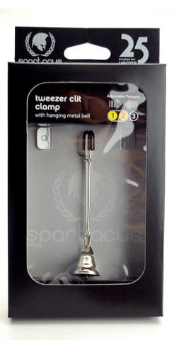 Tweezer Clit Clamp With Bell - Nipple and Clit Clamps