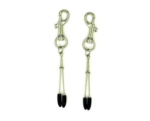 Tweezer Nipple Clamps with Snap Hook - Breast and Nipple Toys