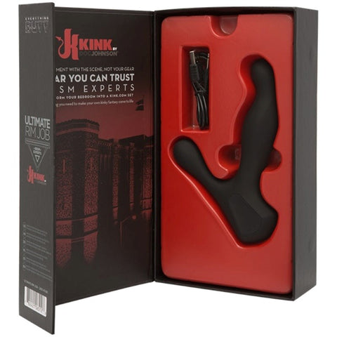 Ultimate Rim Job Silicone Prostate Massager with Rotating Ridges - Prostate Toys