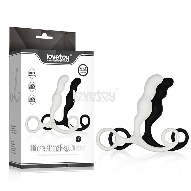 Ultimate Silicone P-Spot Teaser Black - - Prostate Toys