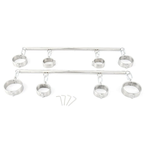 Unisex Heavy Duty Stainless Steel Wrist-Ankle Spreader - Spreaders and Hangers