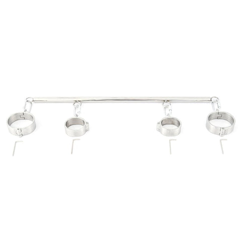Unisex Heavy Duty Stainless Steel Wrist-Ankle Spreader - Spreaders and Hangers