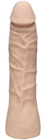 Doc Johnson Vac U Lock 7 Inch Thin Realistic Dong White - Strap On Sextoys