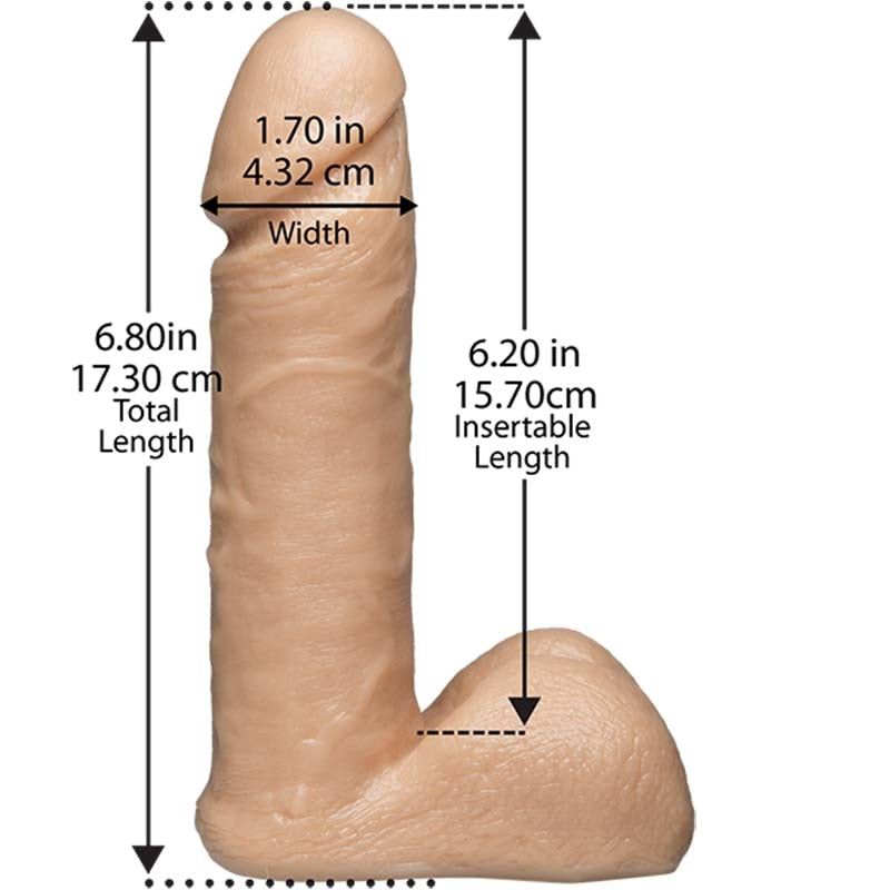 Vac-U-Lock 6 inch Ultra Realistic Cock - - Realistic Dildos