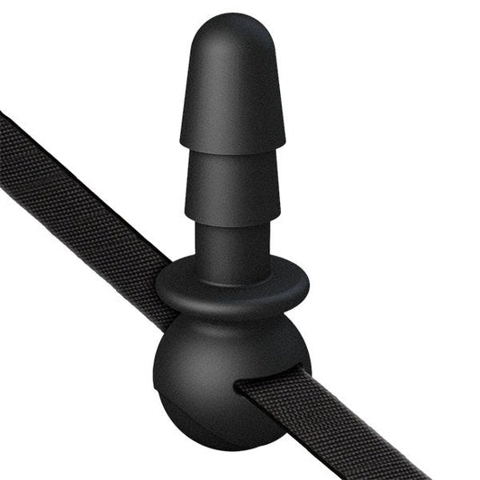 Vac-U-Lock Black Ball Gag - Strap On Sextoys