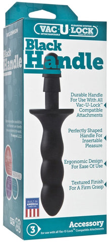 Vac-U-Lock Black Handle - Non-Realistic Dildos