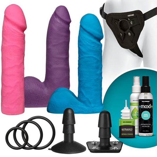 Vac-U-Lock Dual Density Ultraskyn Colors Set - Sex Kits