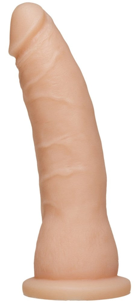 Vac-U-Lock Platinum Edition 7 inch Thin Dong Vanilla - - Realistic Dildos