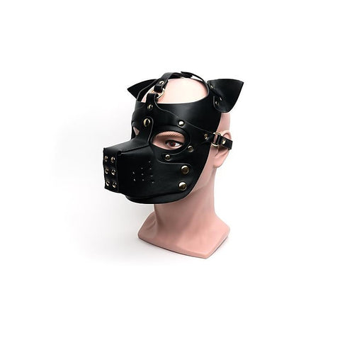 Plush Pup Bondage Hood - Immersive Puppy Play Experience - Bondage Hoods